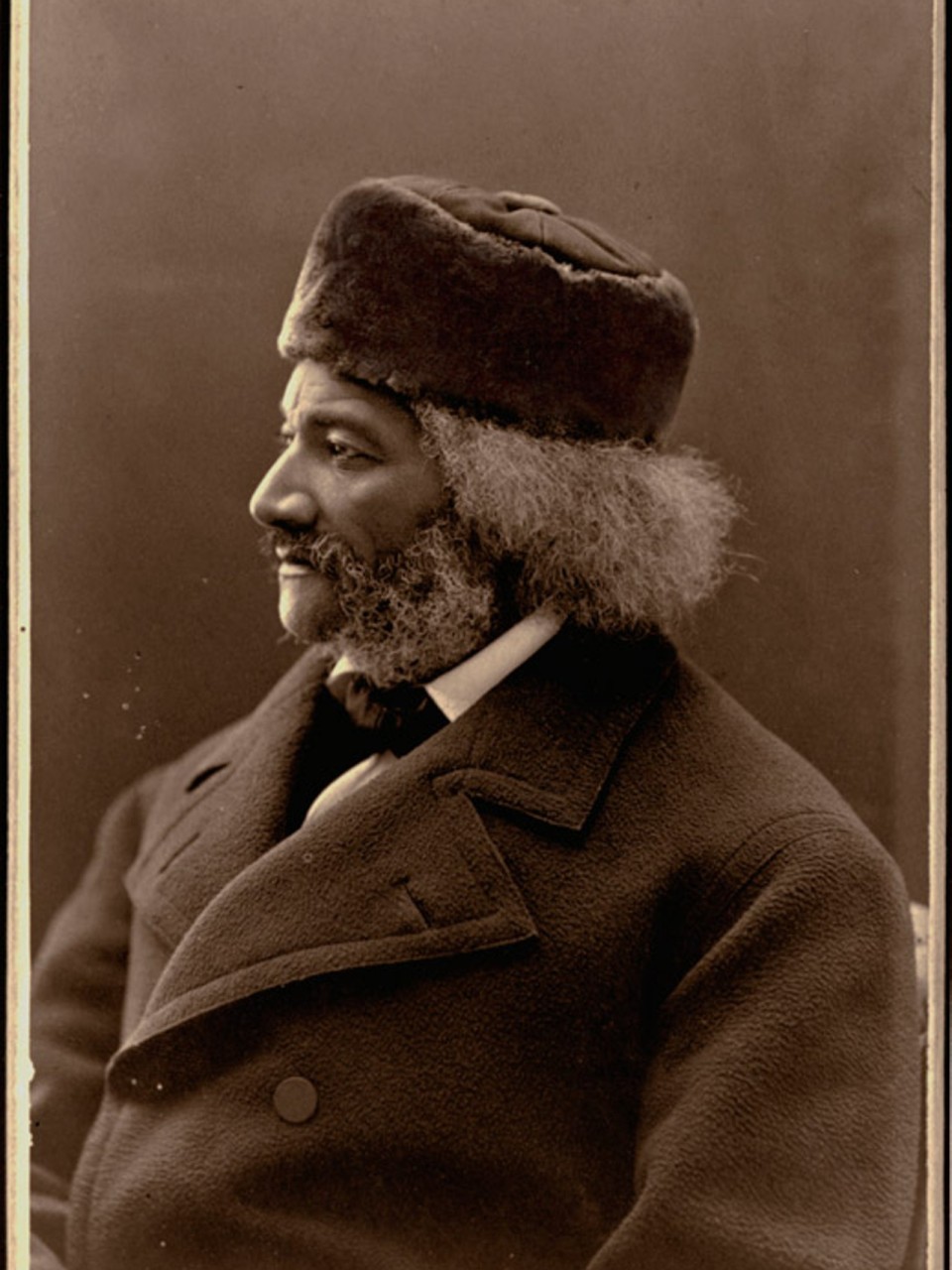 Douglass in fur cap
